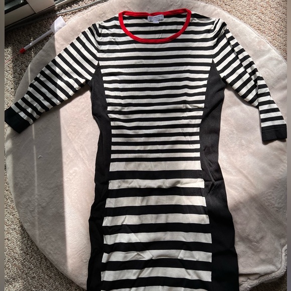 katherine barclay black and white dress - Picture 1 of 7